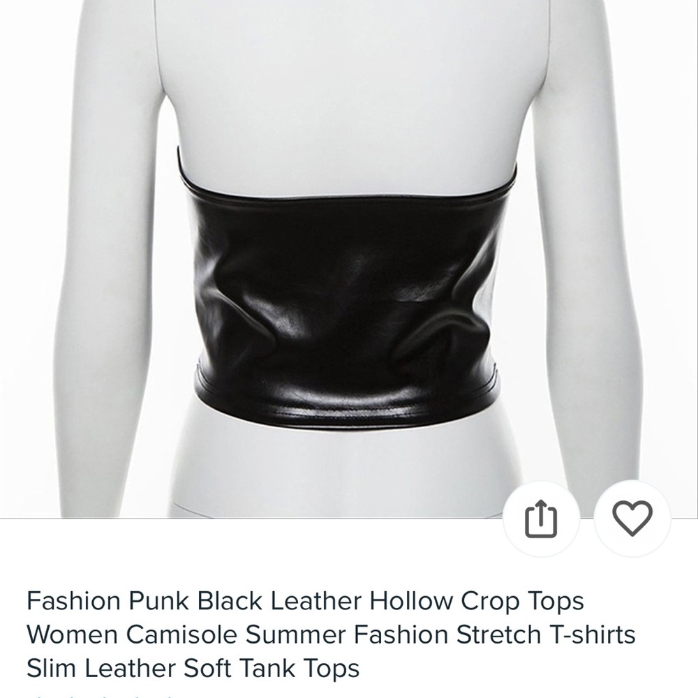 Black halter top